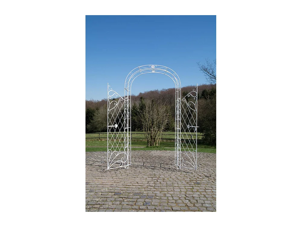 Rozenboog - Metalen & Metaal - antiek/wit - Melissa