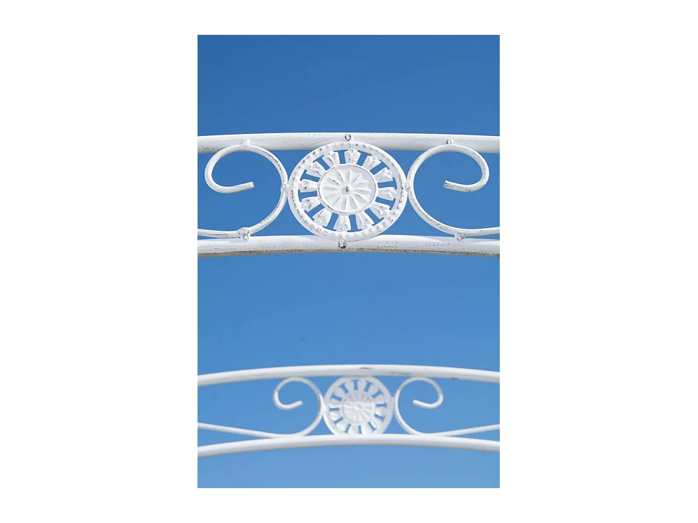 Rozenboog - Metalen & Metaal - antiek/wit - Melissa