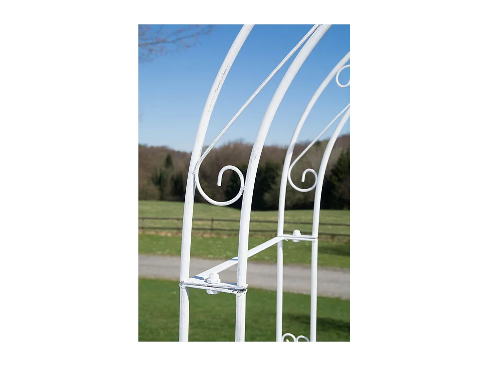 Rozenboog - Metalen & Metaal - antiek/wit - Melissa