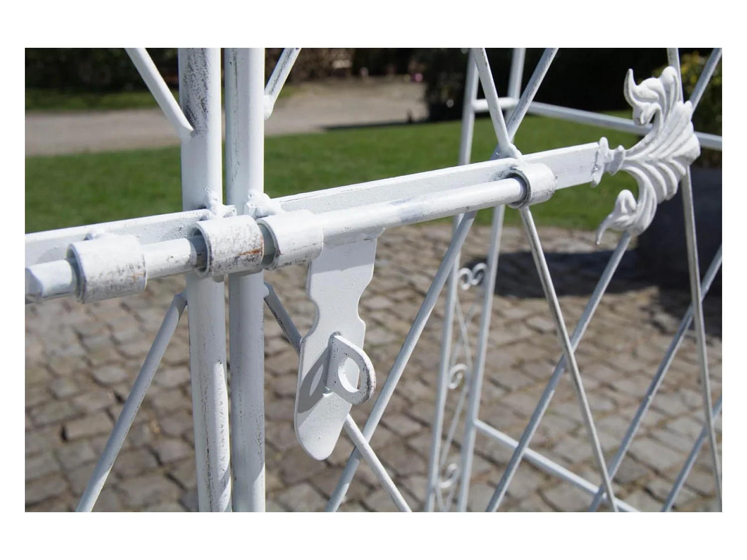 Rozenboog - Metalen & Metaal - antiek/wit - Melissa