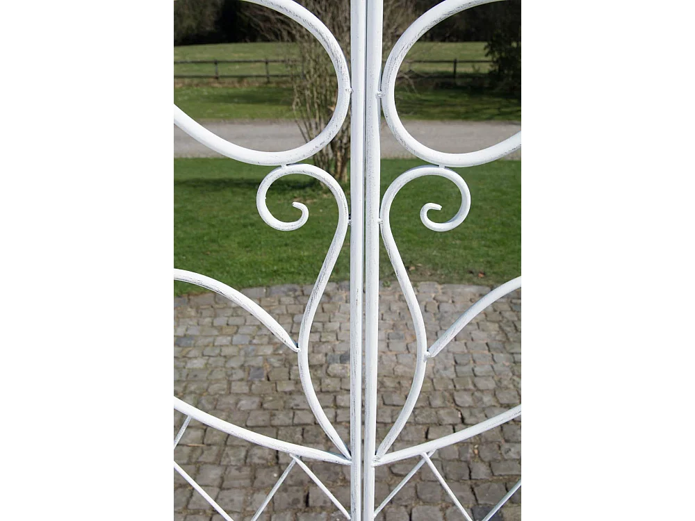 Rosenbogen - Metall & Metall - antik weiß - Melissa