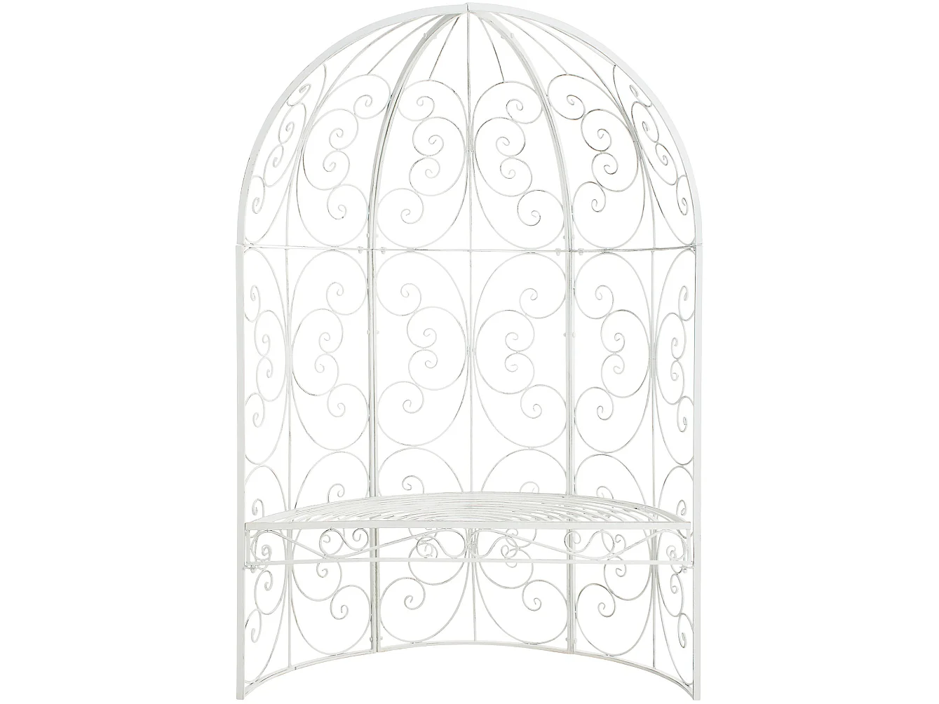 Pavillon - Métal & Nature - Blanc antique - Rosie
