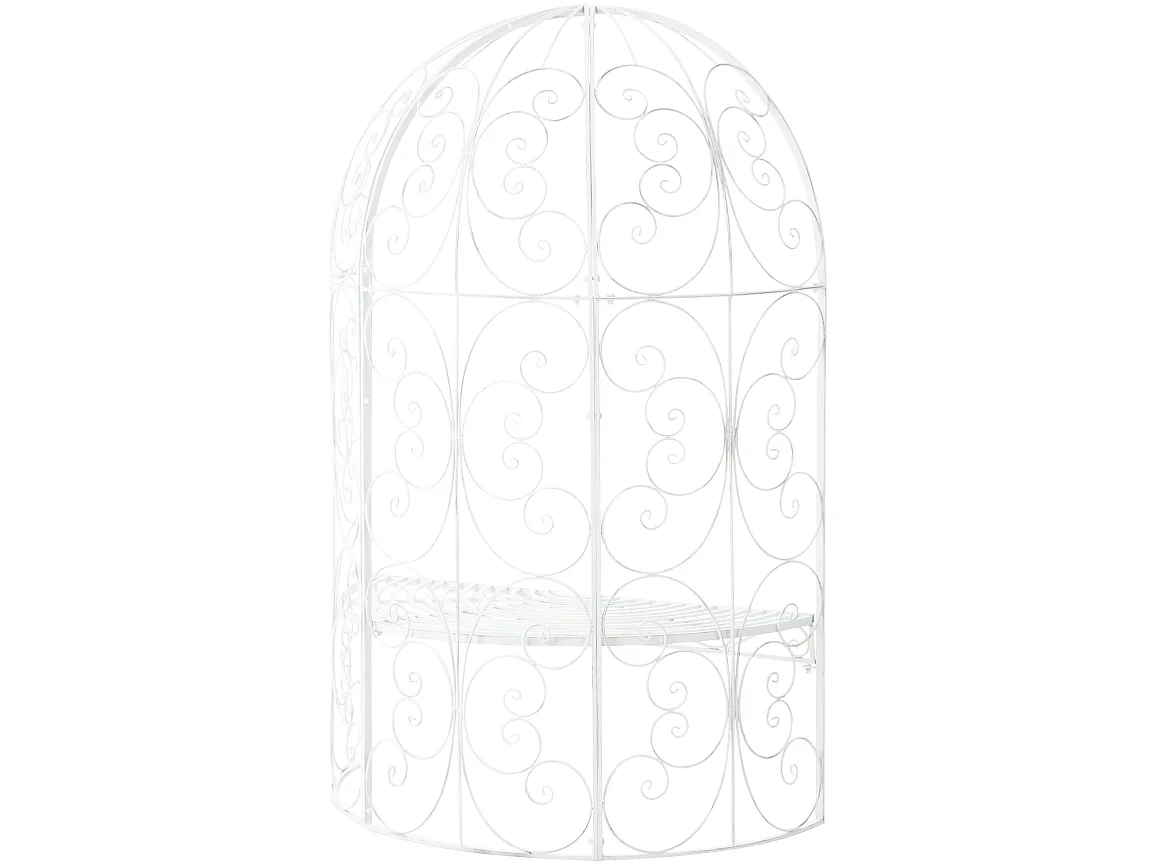 Pavillon - Métal & Nature - Blanc antique - Rosie