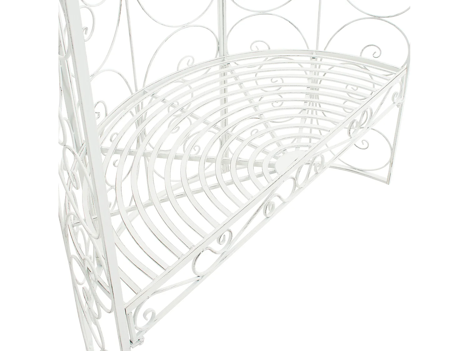 Pavillon - Métal & Nature - Blanc antique - Rosie