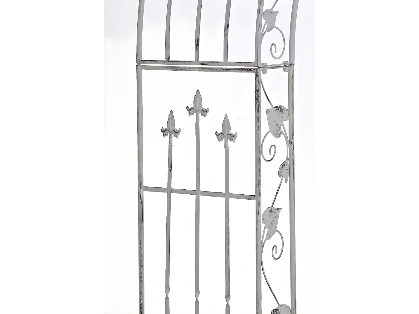 Arche à rosiers - Métal & Métal - Blanc antique - Emma