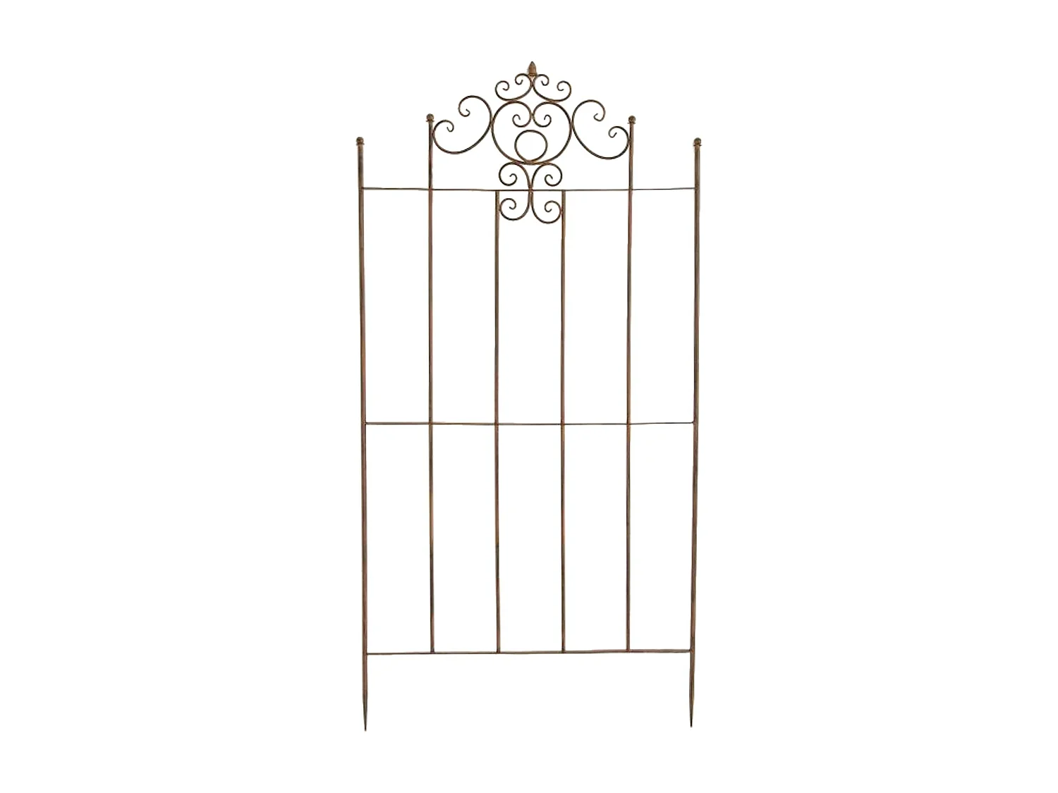 Treillis - Métal - Marron antique - Paula