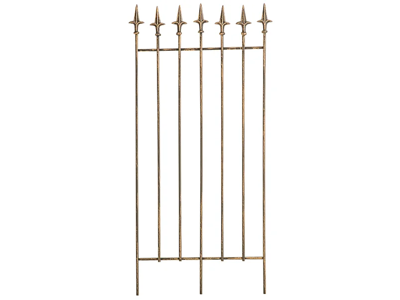 2er Set Rankgitter - Metall - bronze - Elisa