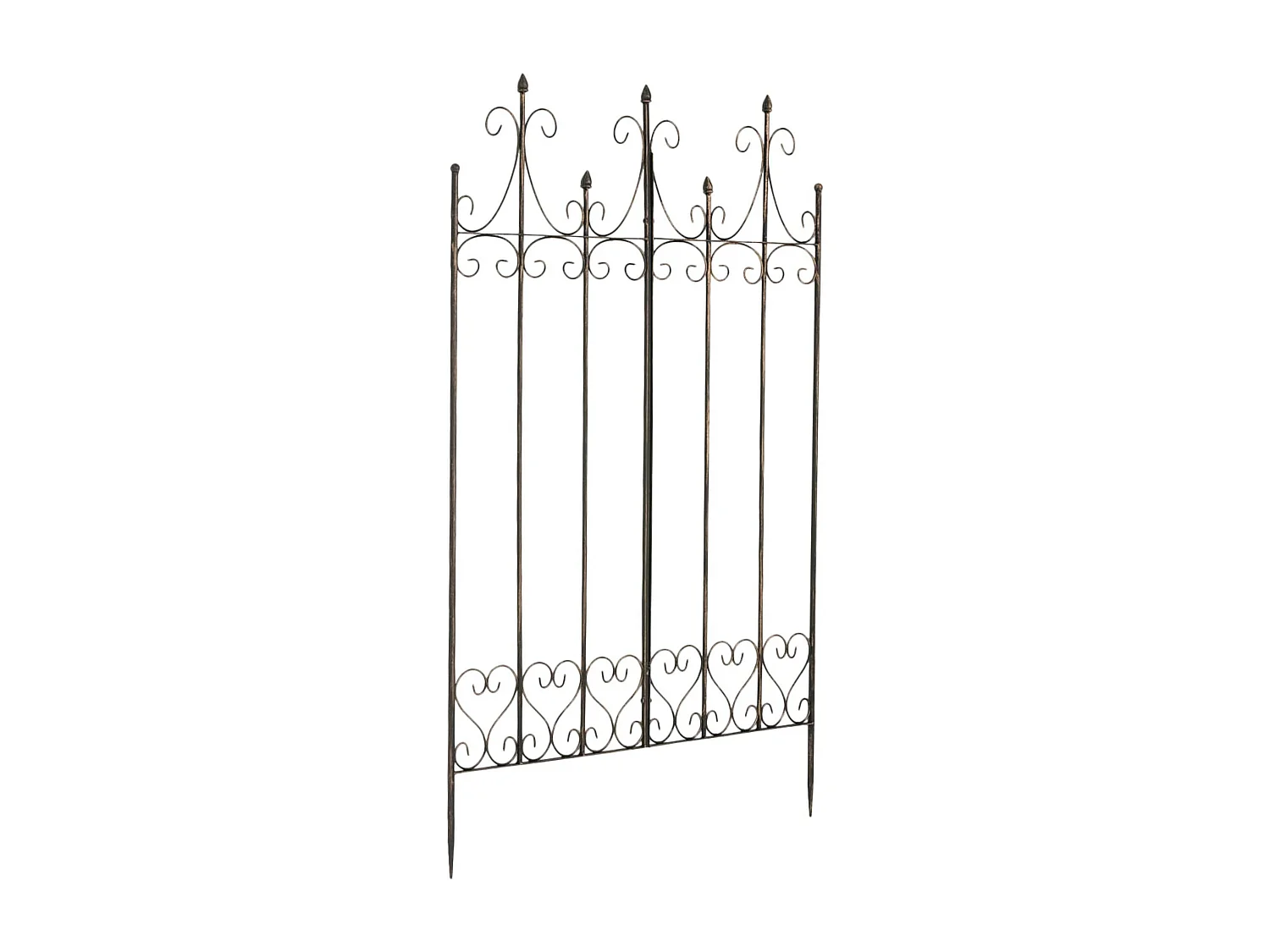 Rankgitter - Metall - bronze - Flieder