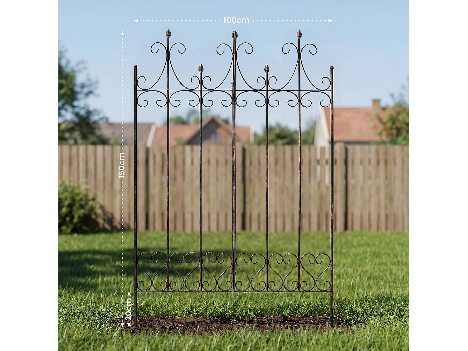 Treillis - Métal - Bronze - Flieder