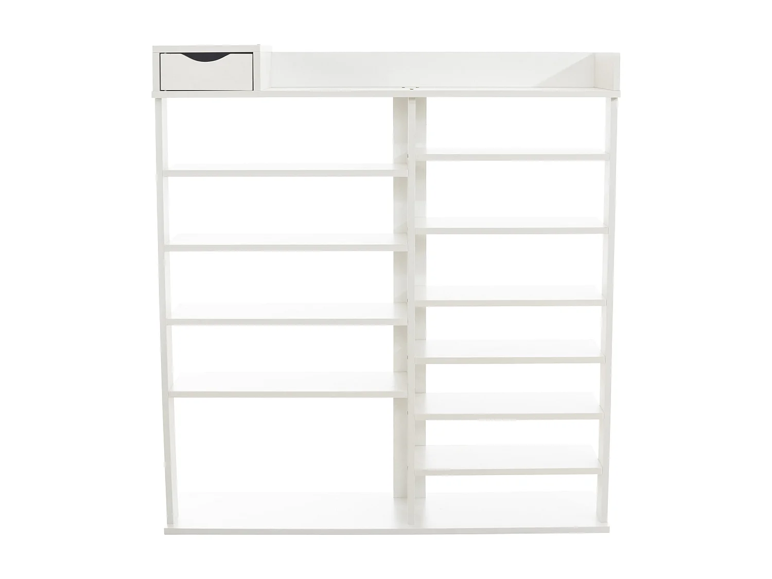 Étagère à chaussures - Bois - Blanc - Kristina