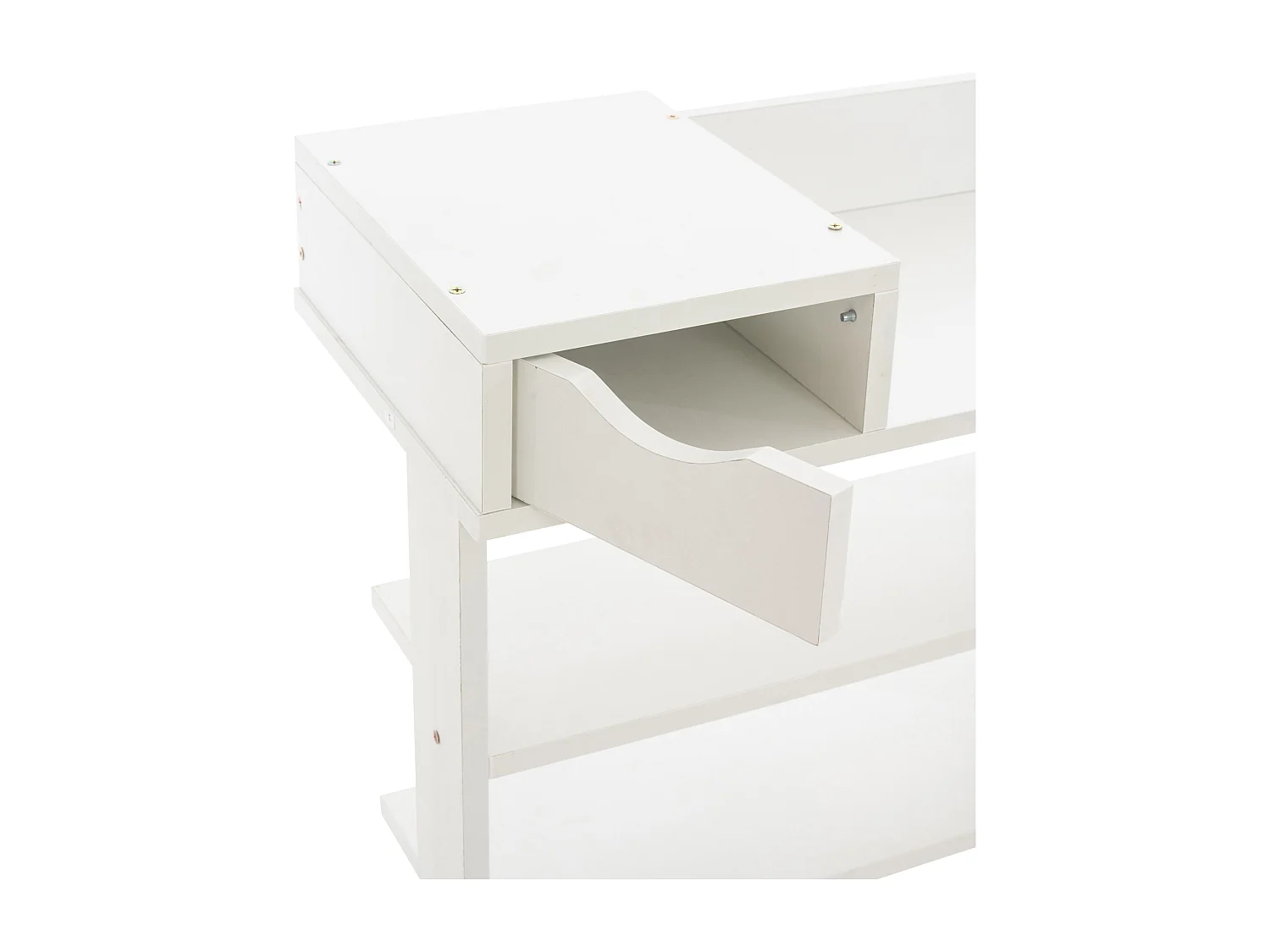 Étagère à chaussures - Bois - Blanc - Kristina