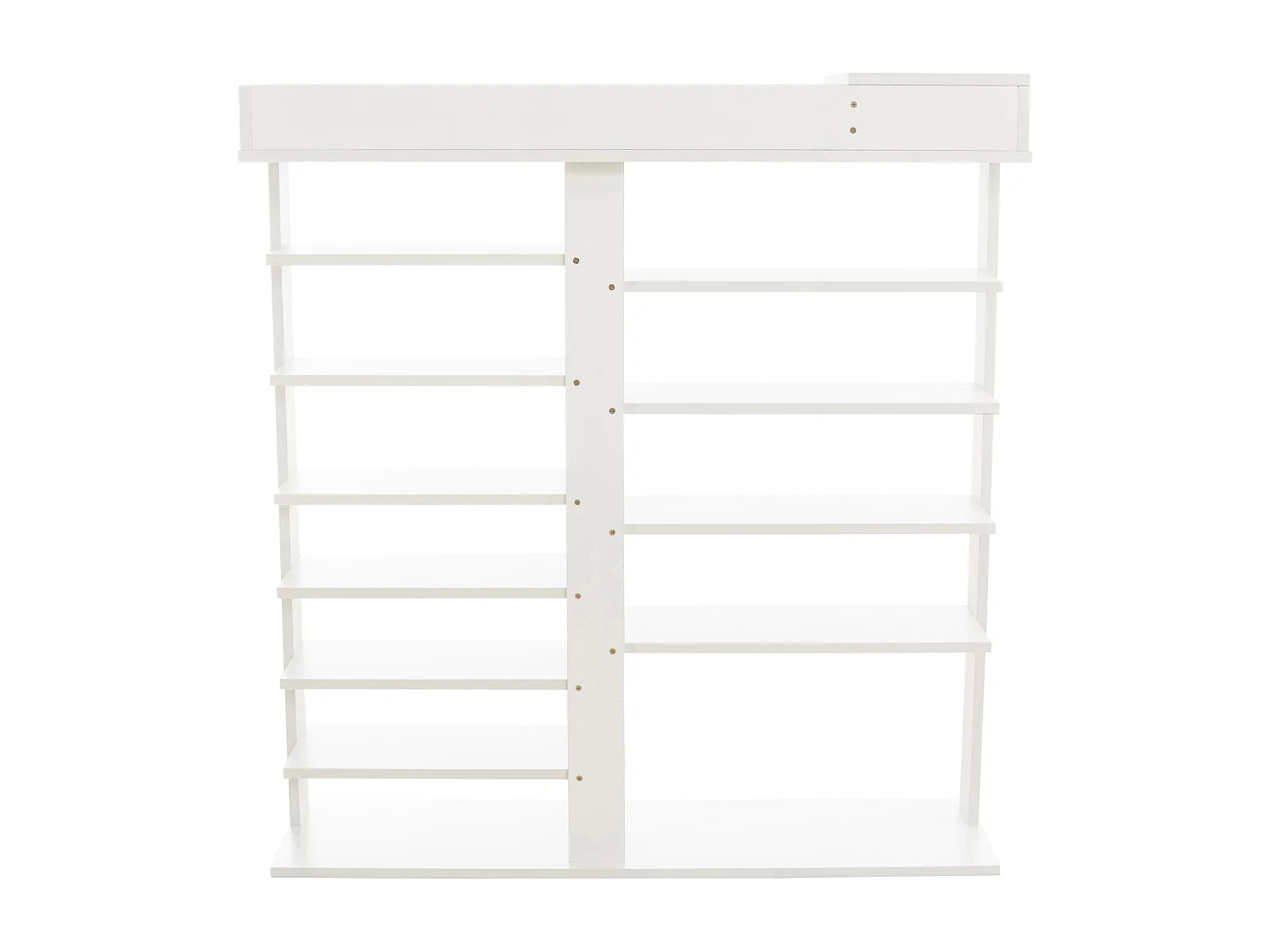 Étagère à chaussures - Bois - Blanc - Kristina