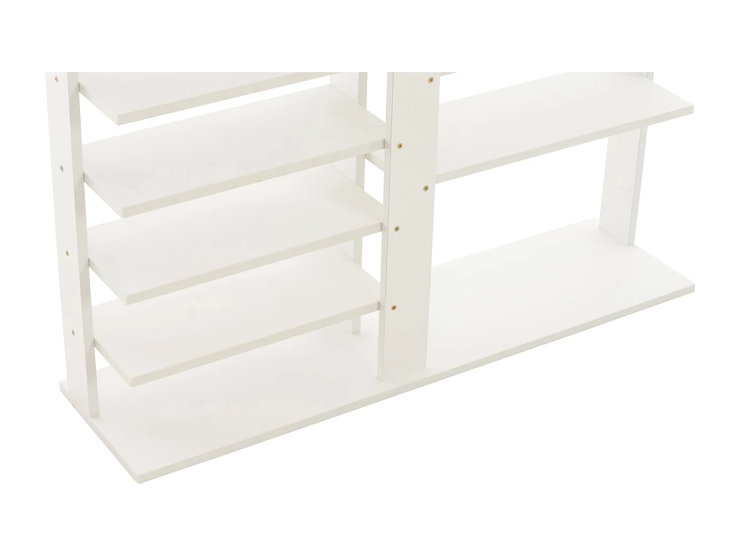 Étagère à chaussures - Bois - Blanc - Kristina