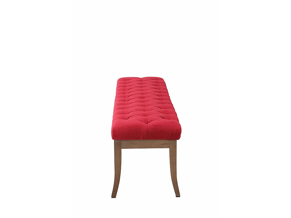 Banquette - Tissu & Bois - Rouge - Ramses