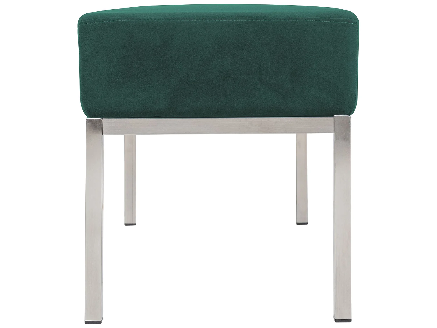 Banquette - Velours & Acier inoxydable - Vert - Lamega