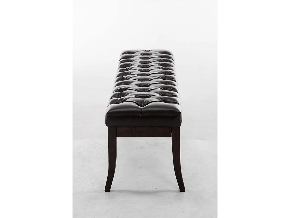 Banquette - Similicuir & Bois - Marron - Ramses