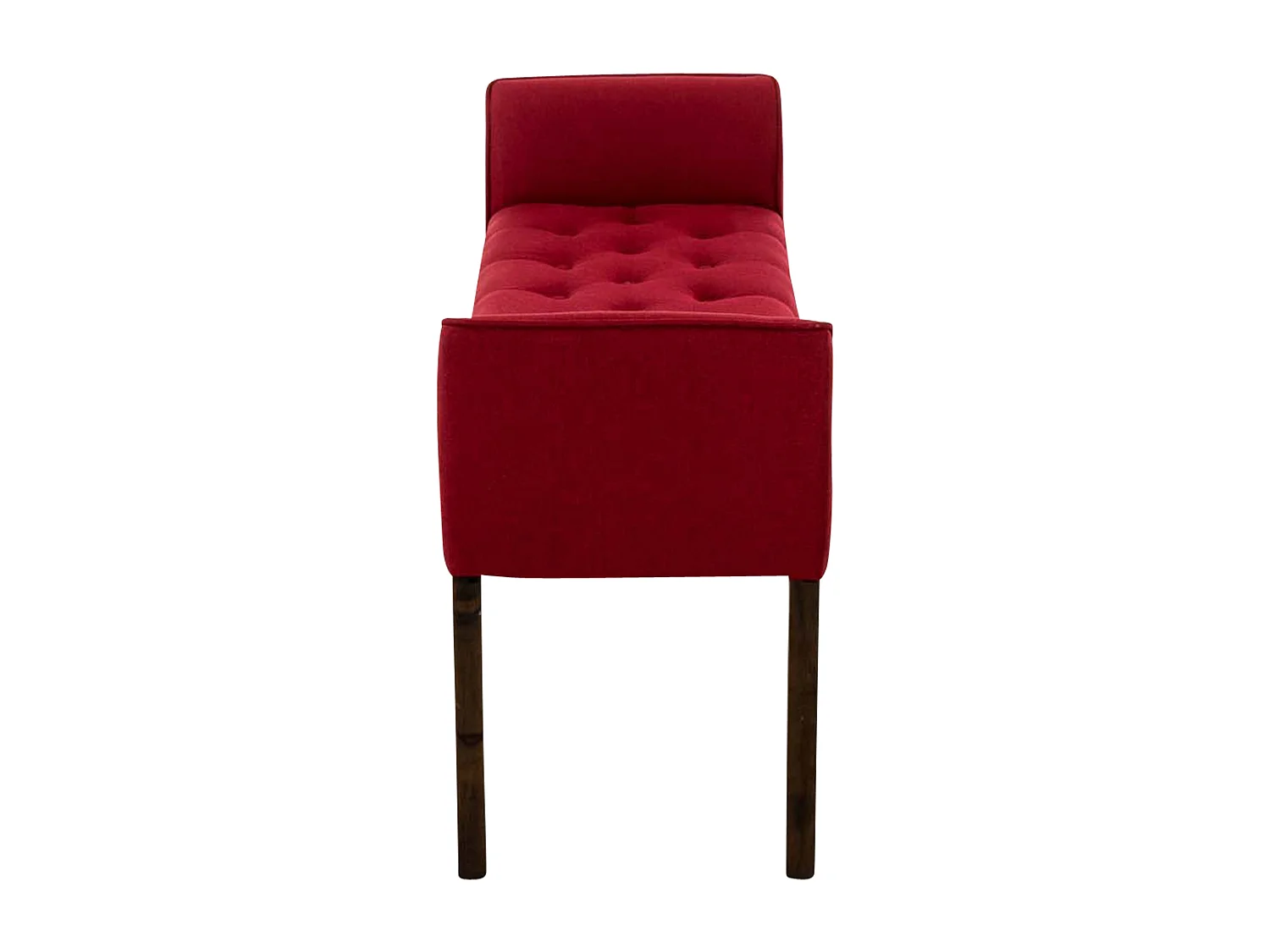 Bankzitting - Kunstleer & Hout - rood - Cleopatra