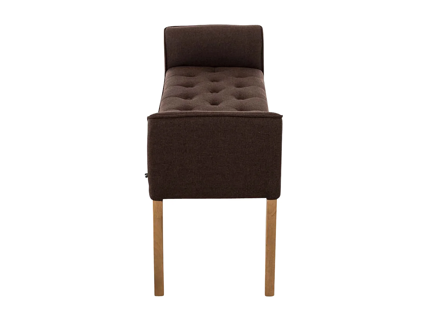 Banquette - Similicuir & Bois - Marron - Cleopatra