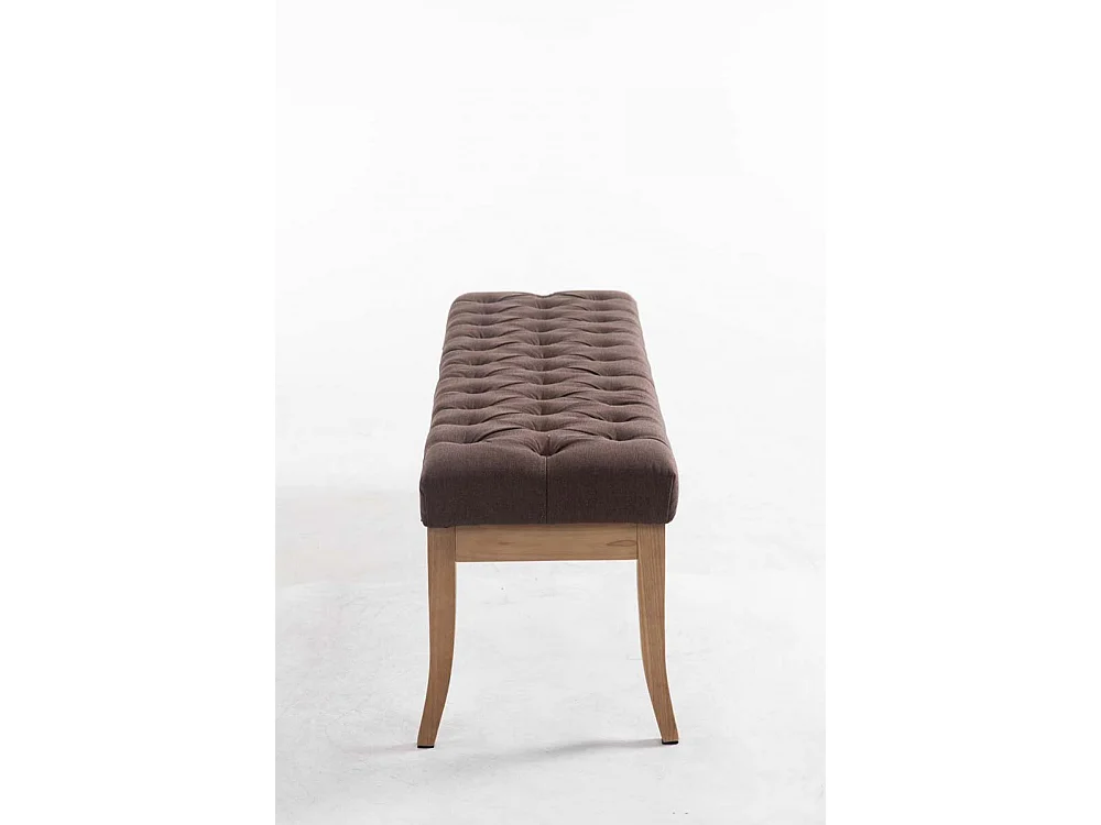 Banquette - Tissu & Bois - Marron - Ramses