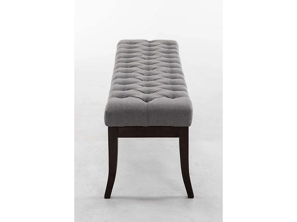 Banquette - Tissu & Bois - Gris - Ramses