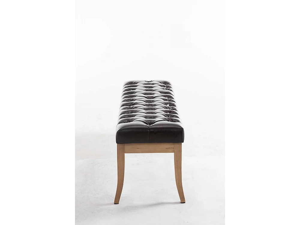 Asiento corrido - Simil cuero & Madera - Marrón - Ramses