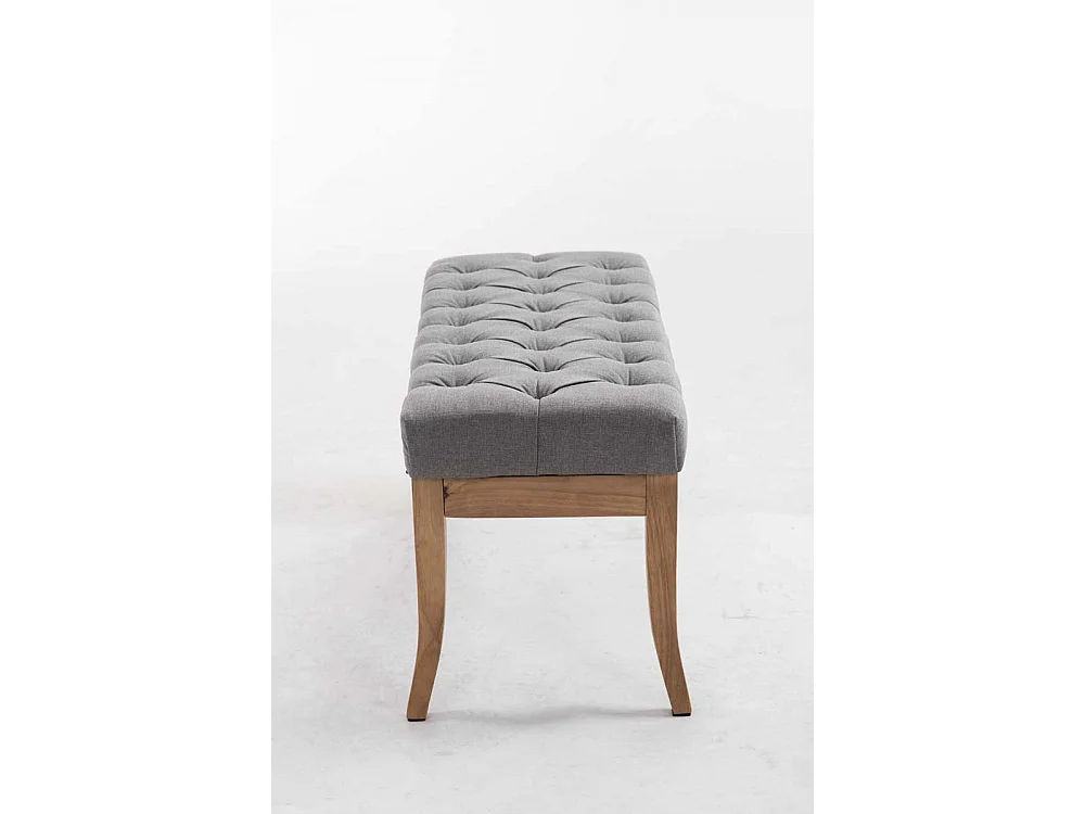 Banquette - Tissu & Bois - Gris - Ramses