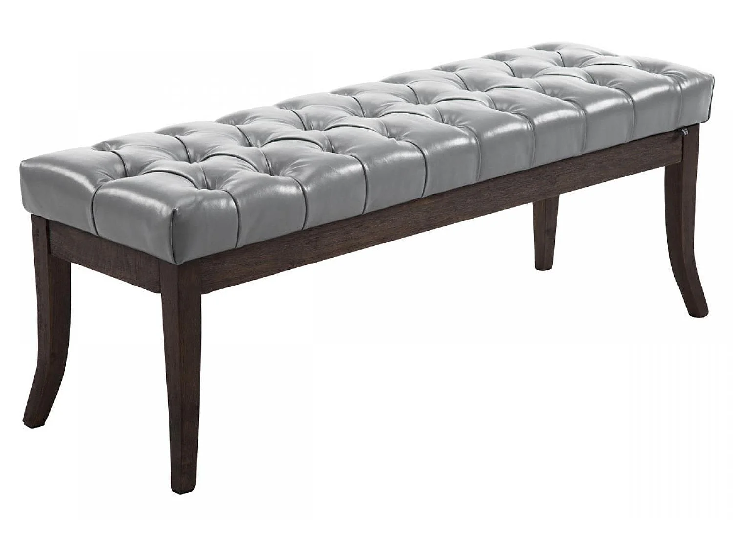 Bankzitting - Kunstleer & Hout - grijs - Ramses