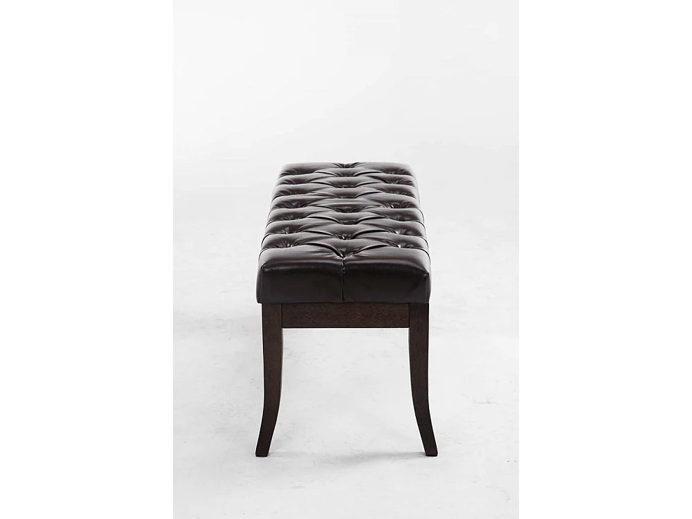 Sitzbank - Kunstleder & Holz - schwarz - Ramses