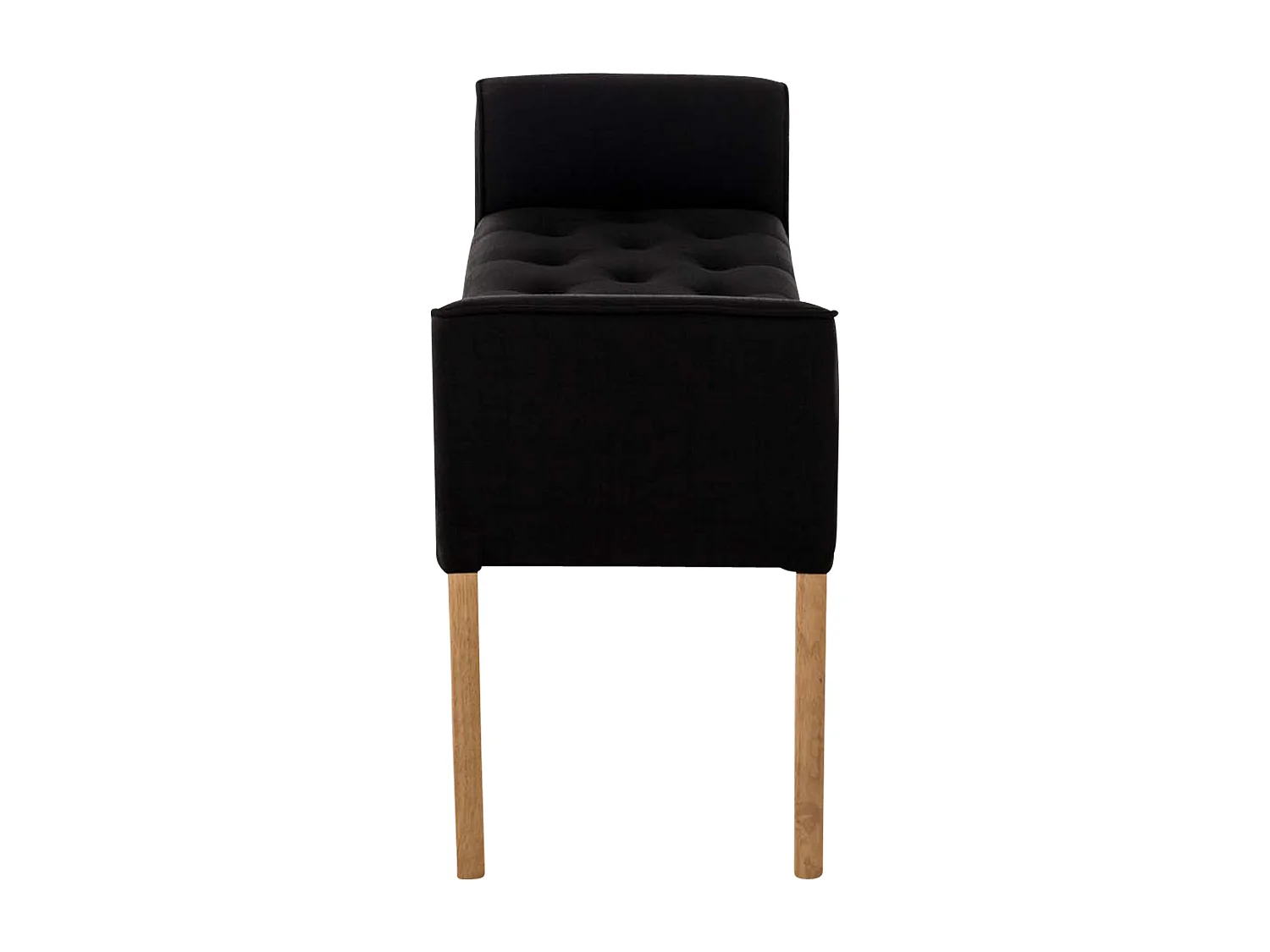 Banquette - Similicuir & Bois - Noir - Cleopatra