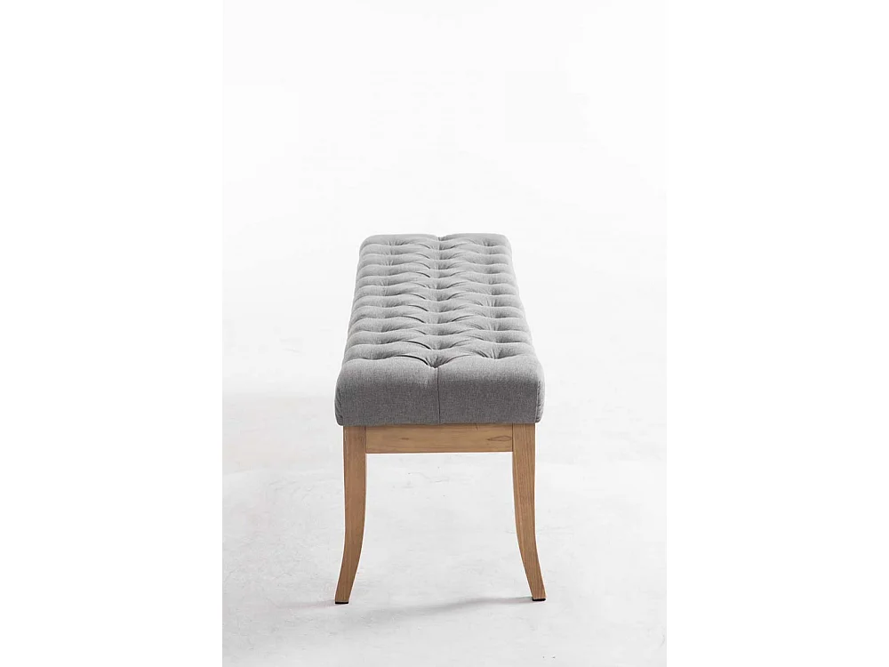 Banquette - Tissu & Bois - Gris - Ramses