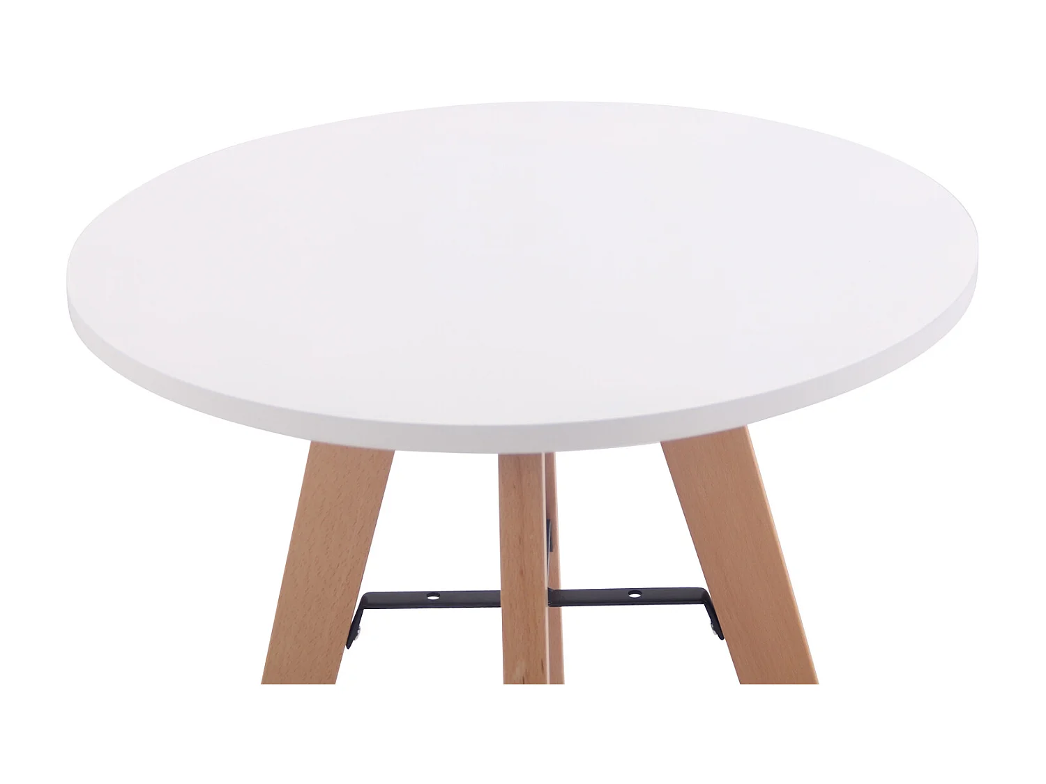 Eettafel - rund 60cm - Hout - Blanc - Viktor