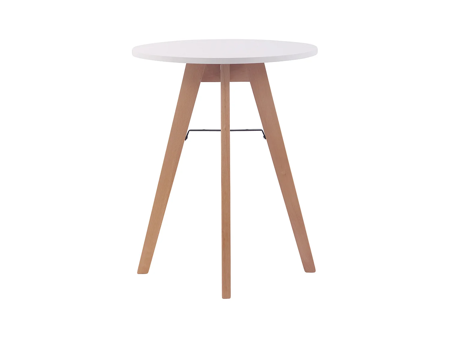 Esstisch - rund 60cm - Holz - Blanc - Viktor