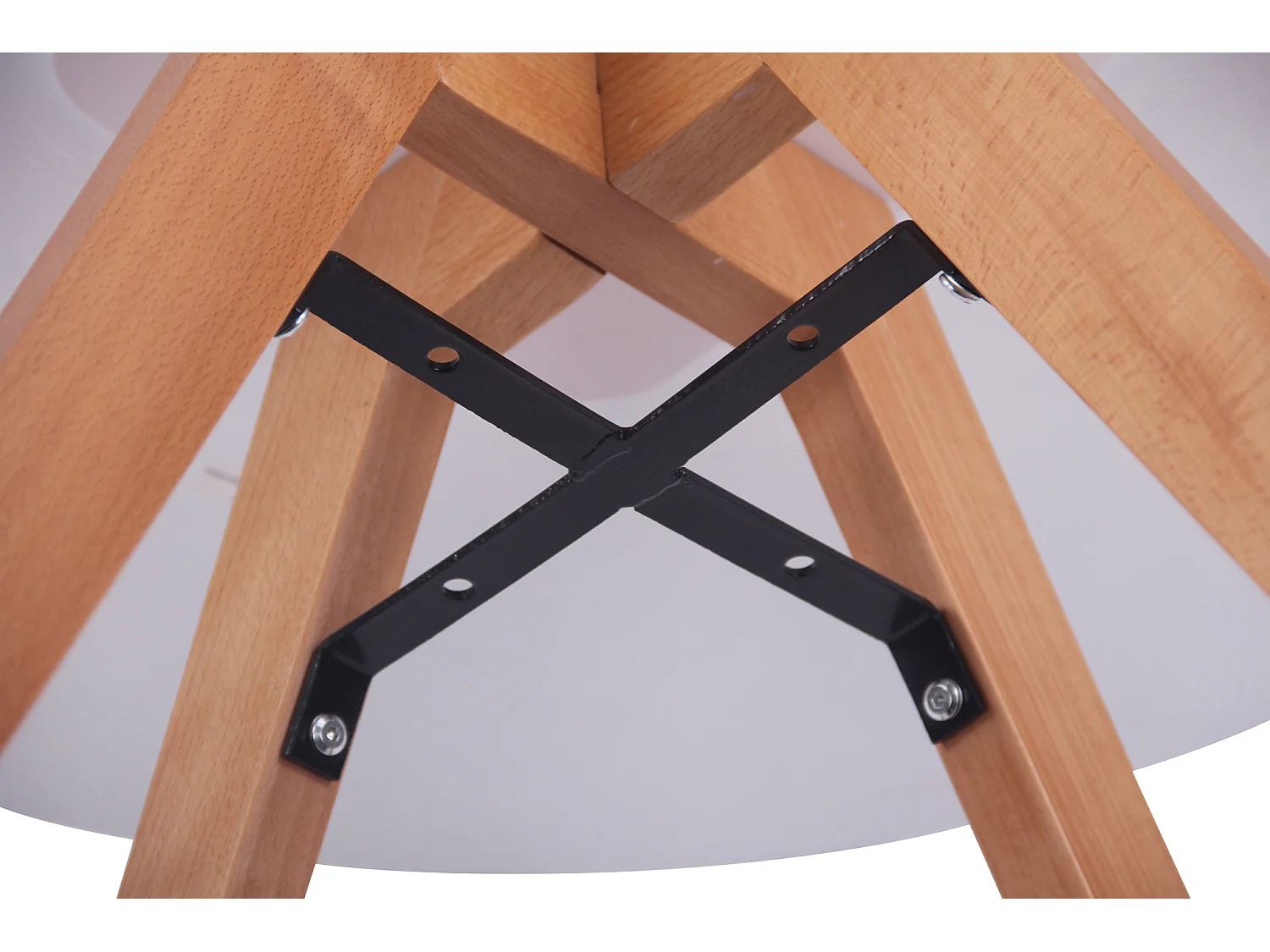 Eettafel - rund 60cm - Hout - Blanc - Viktor