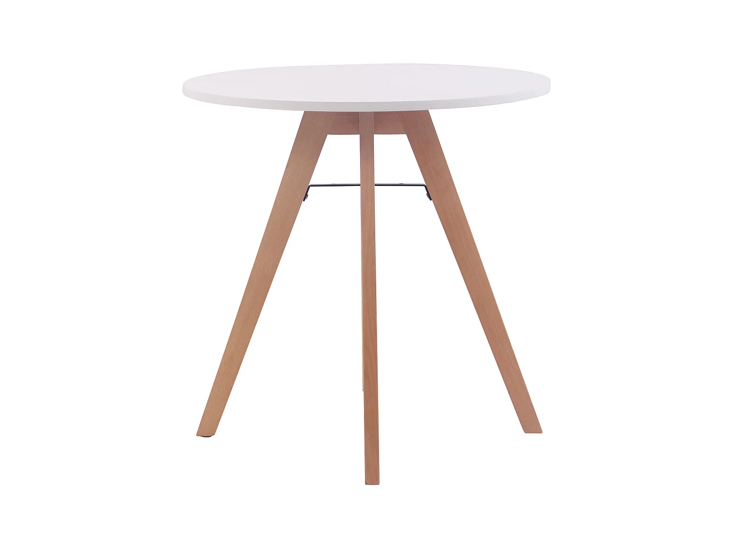 Esstisch - rund 60cm - Holz - Blanc - Viktor