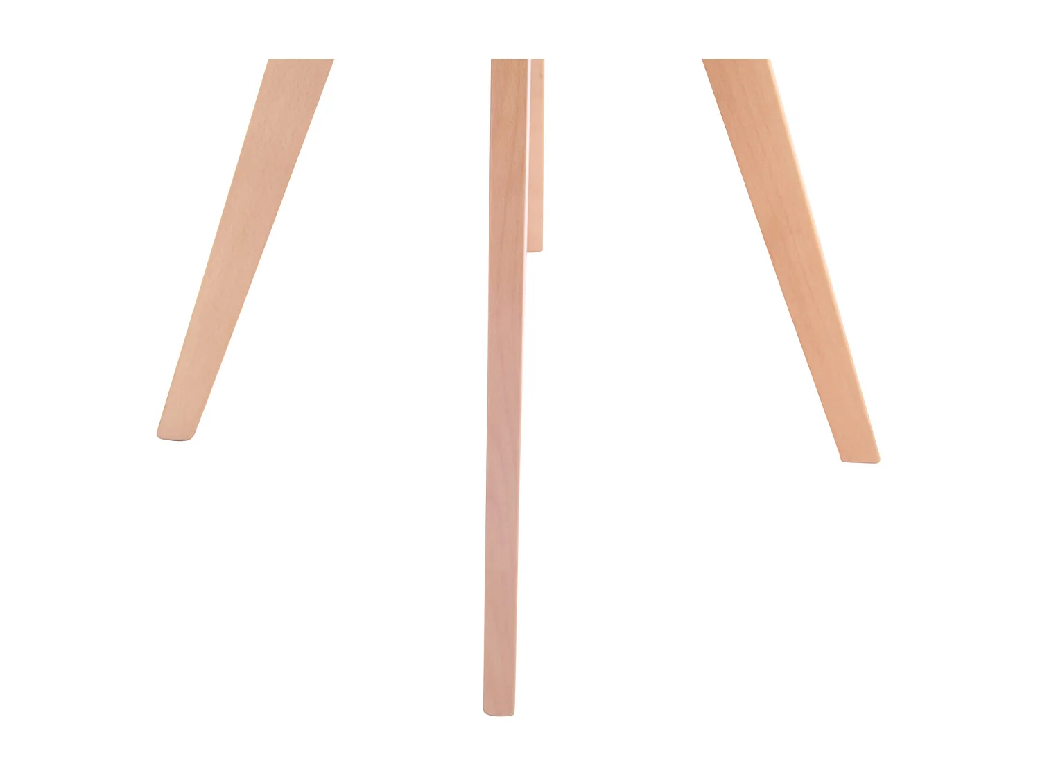 Table salle à manger - rund 60cm - Bois - Blanc - Viktor