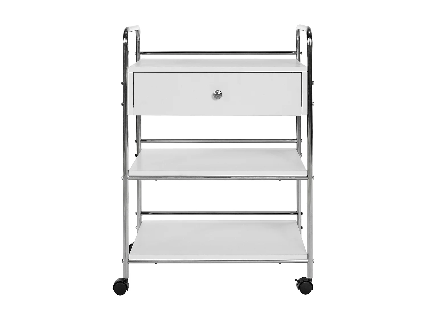 Chariot de service - Bois - Blanc - PL912