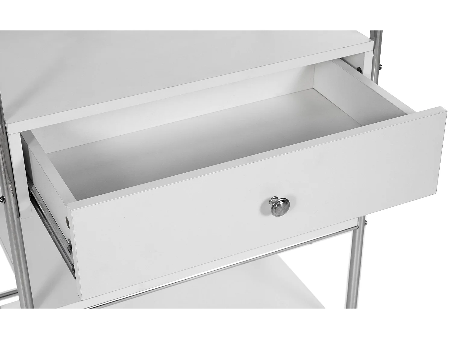 Chariot de service - Bois - Blanc - PL912