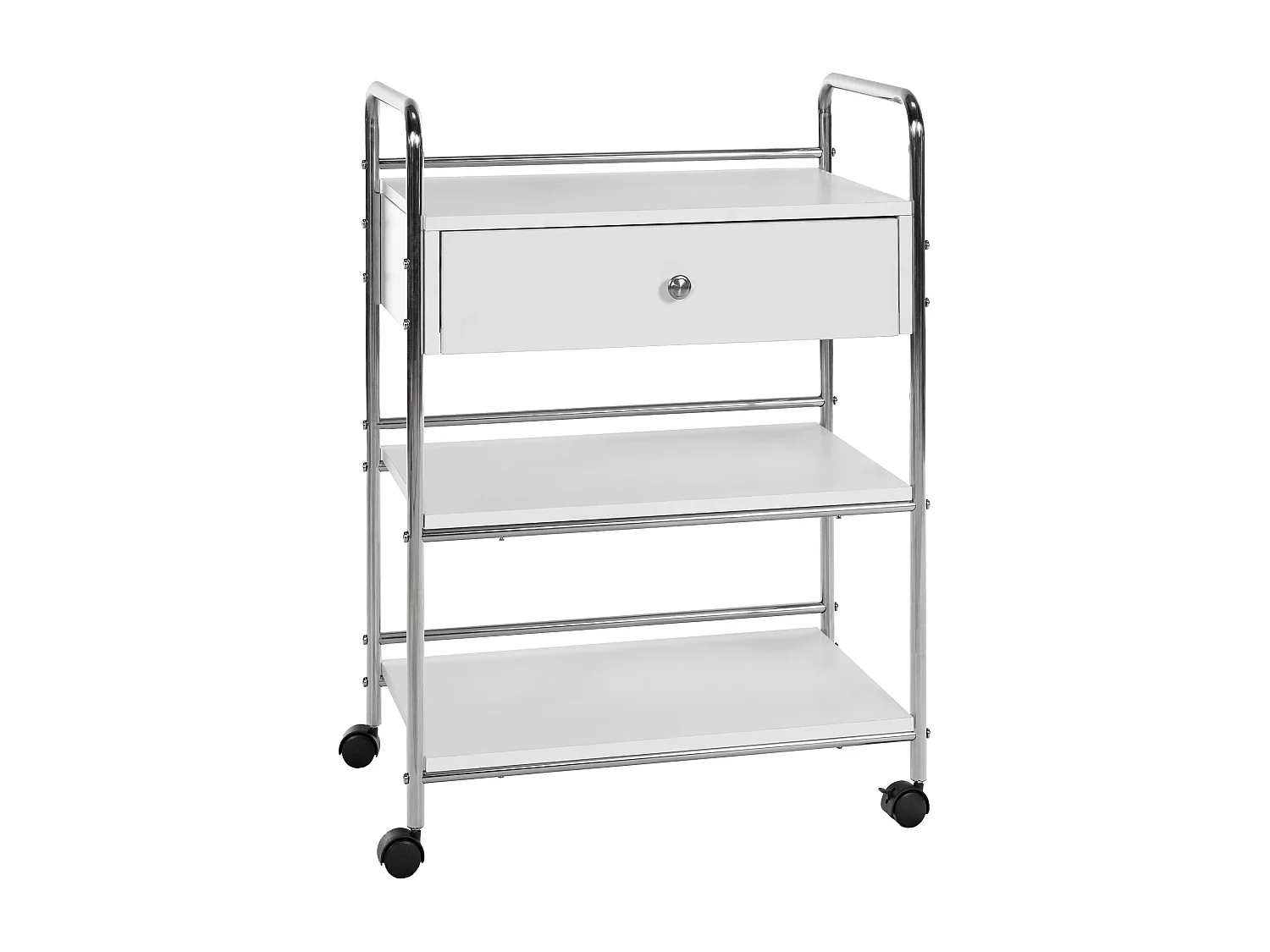 Chariot de service - Bois - Blanc - PL912