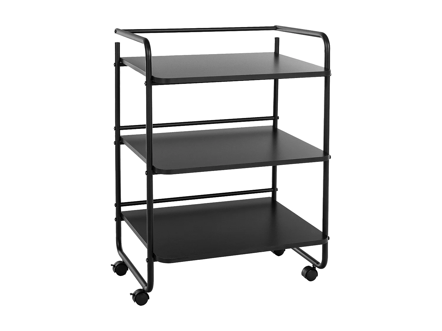 Carrello di servizio - Metallo & acciaio inossidabile - nero - PL902