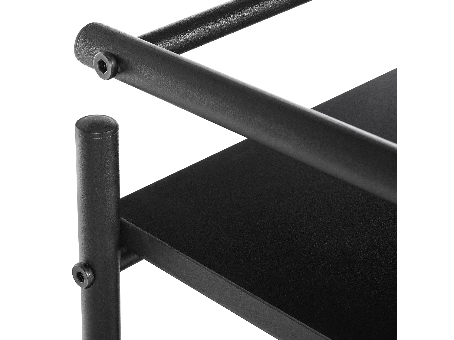 Carrello di servizio - Metallo & acciaio inossidabile - nero - PL902