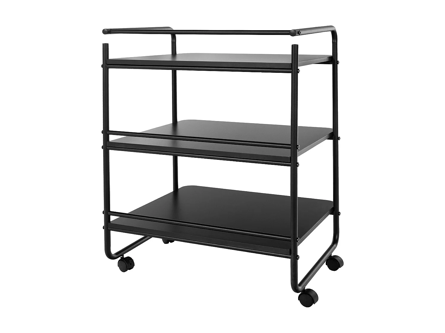 Carrello di servizio - Metallo & acciaio inossidabile - nero - PL902