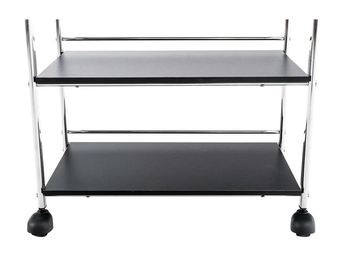 Serveerwagen - Hout & zwart - zwart - PL912