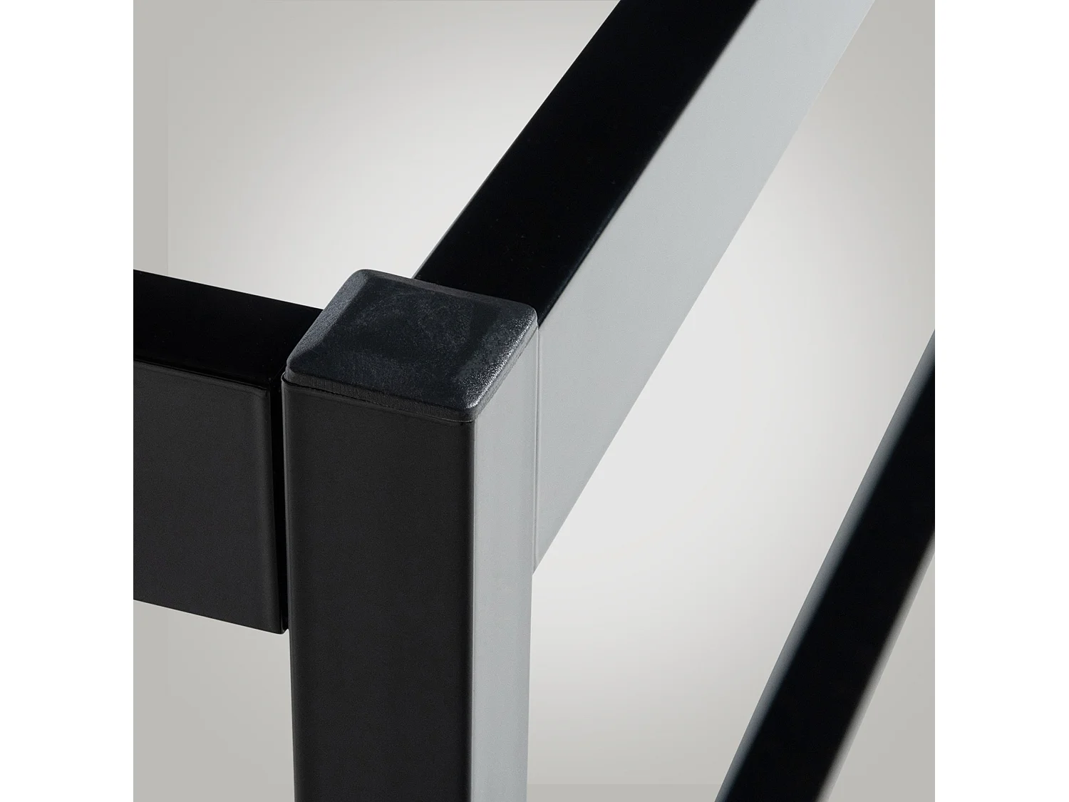 Lit en métal - Métal - 200x100x46 cm - Noir - Scala