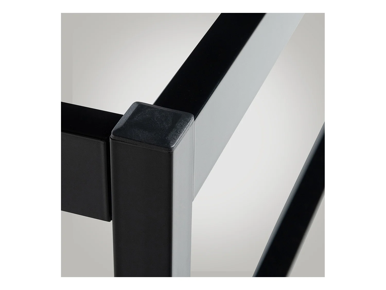 Metallbett - Metall - 200x100x25 cm - schwarz - Scala