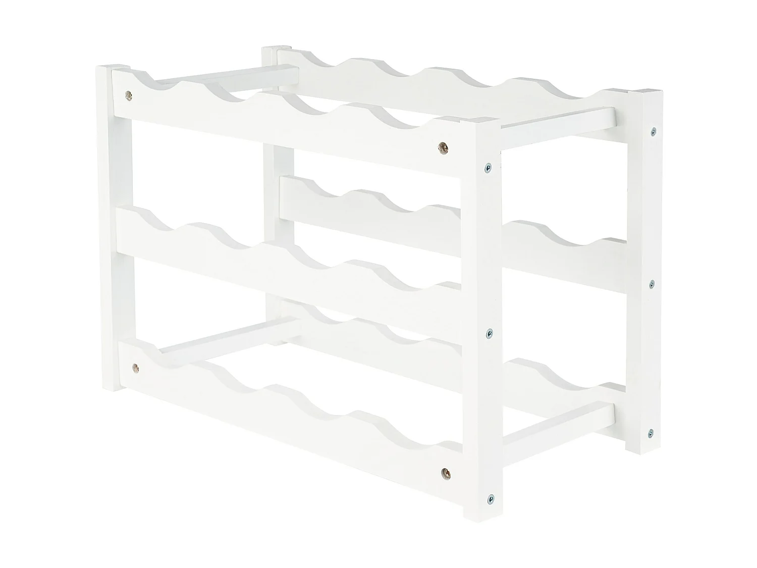 Casier à vin - Bois - Blanc - Morena