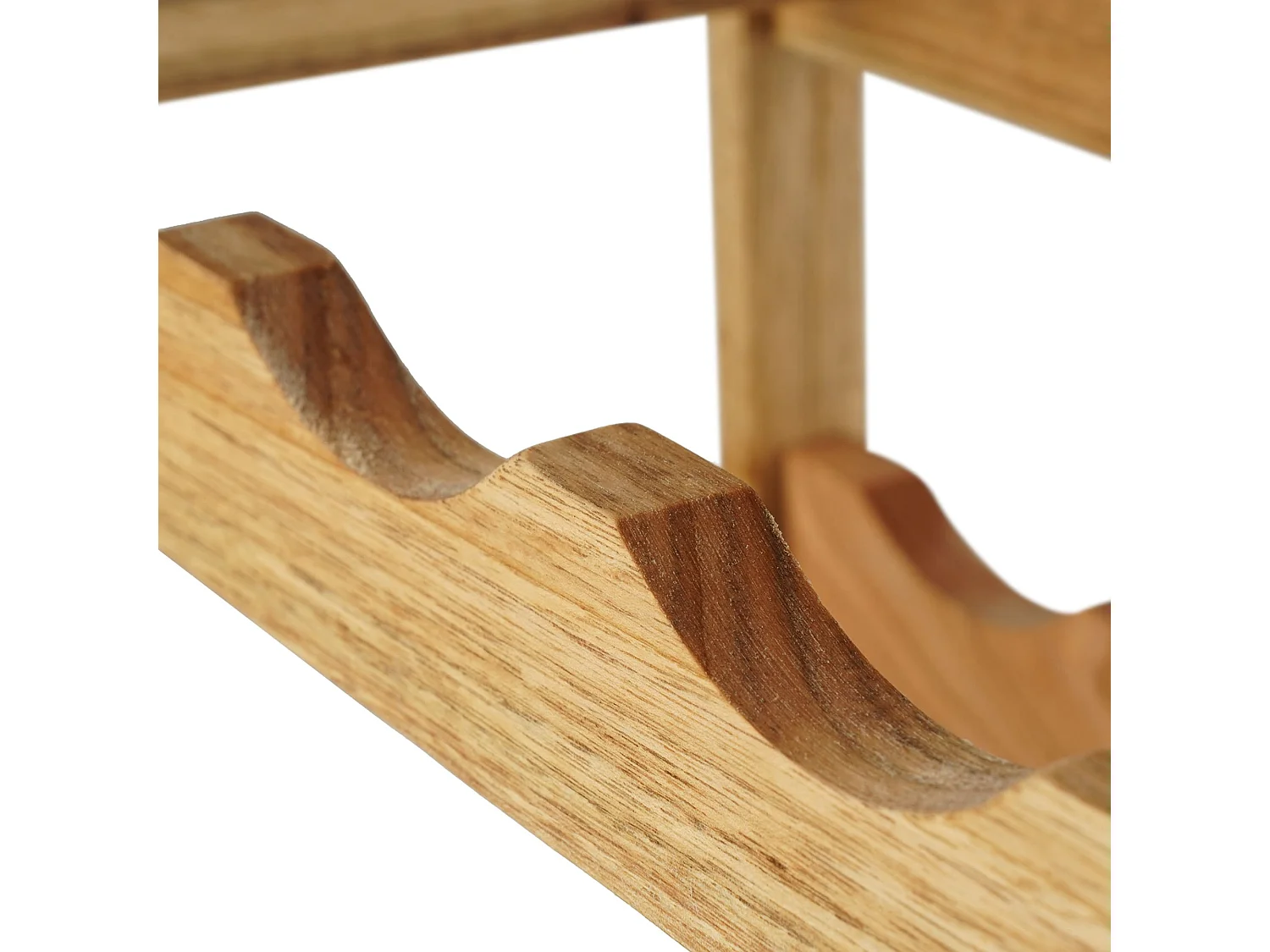 Portabottiglie - Legno & nero - Noce - Morena