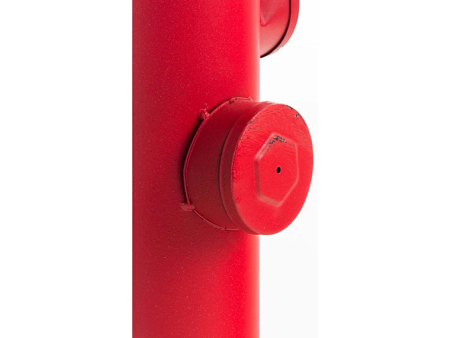 Lot de 2  Table haute - rond Ø 54 cm - Métal - Rouge - Ruhr