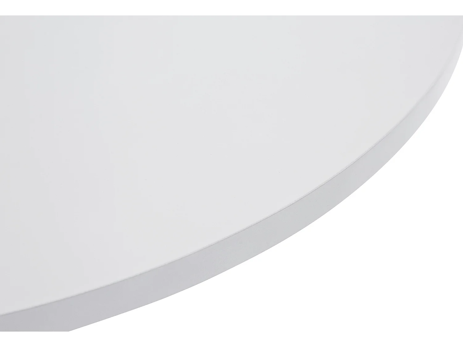 Table haute de bar - rond Ø 60 cm - Bois - Blanc - rund