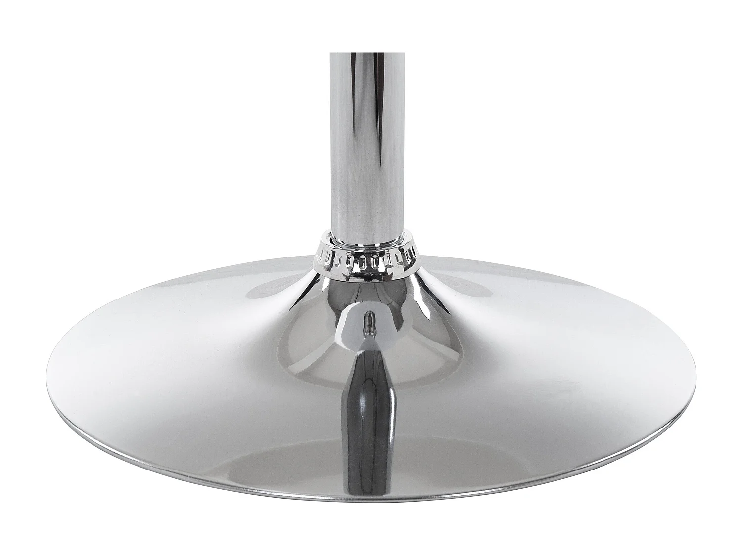 Table haute de bar - rond Ø 60 cm - Bois - Blanc - rund