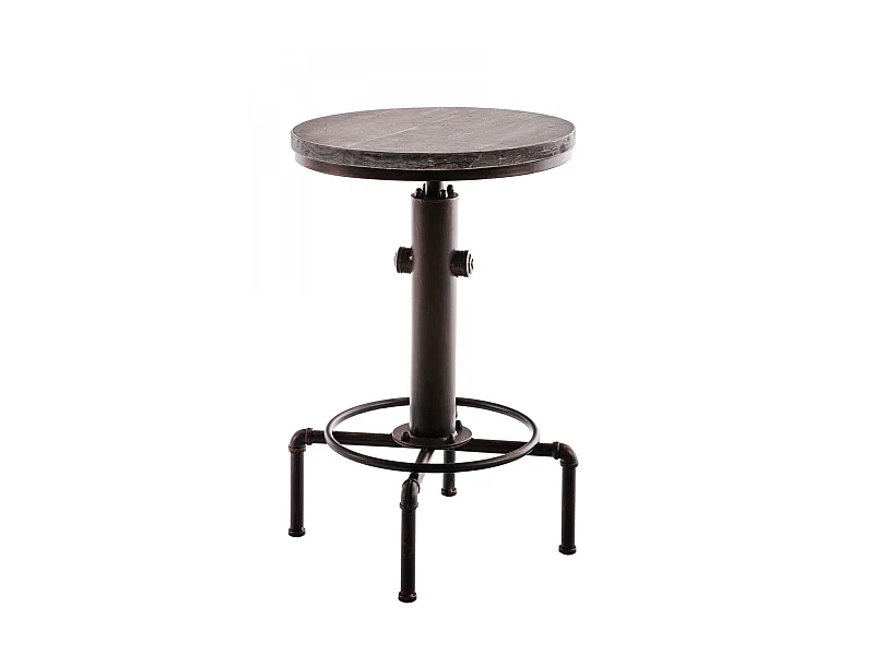 Table haute de bar - rund 39cm - Bois - Bronze - Lumos